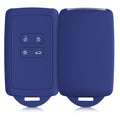 kwmobile Car Key Cover Compatible with Renault 4-Button Smart Key (Keyless Go Only)