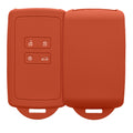 kwmobile Car Key Cover Compatible with Renault 4-Button Smart Key (Keyless Go Only)