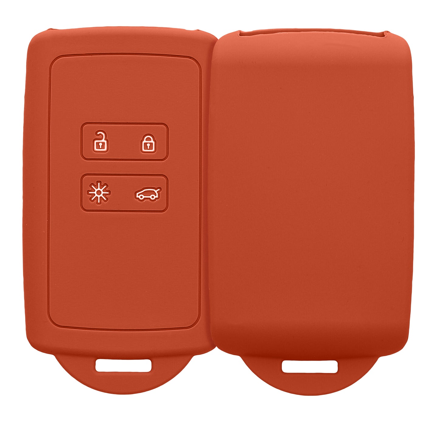 kwmobile Car Key Cover Compatible with Renault 4-Button Smart Key (Keyless Go Only)