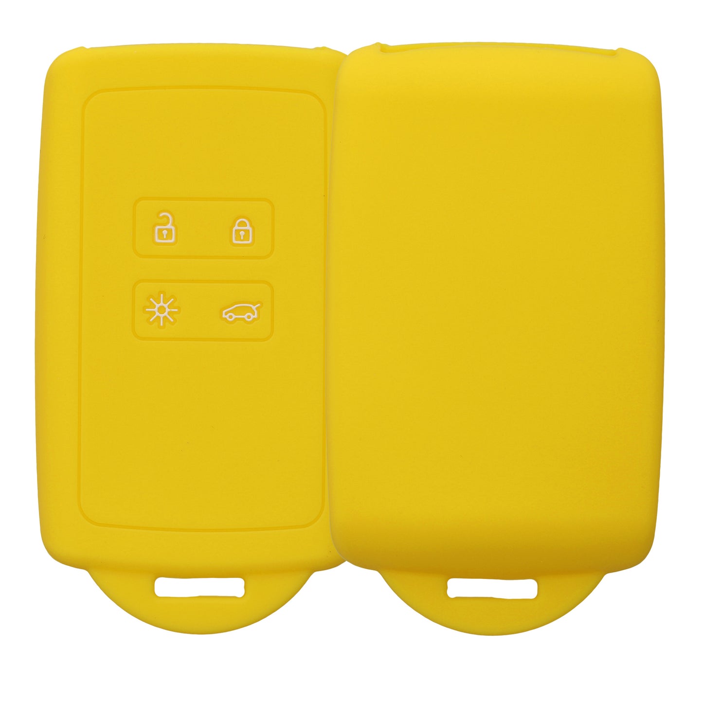kwmobile Car Key Cover Compatible with Renault 4-Button Smart Key (Keyless Go Only)
