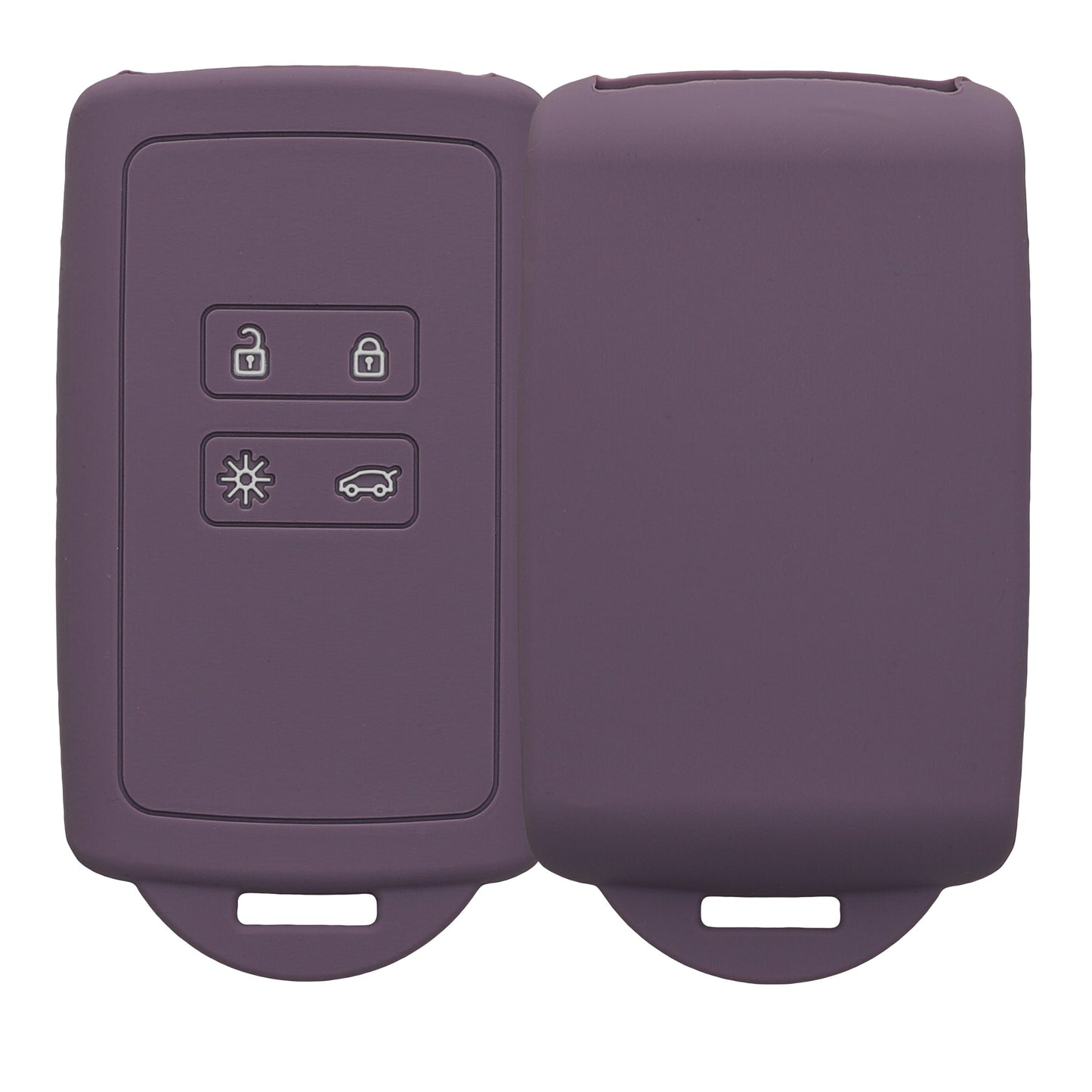 kwmobile Car Key Cover Compatible with Renault 4-Button Smart Key (Keyless Go Only)