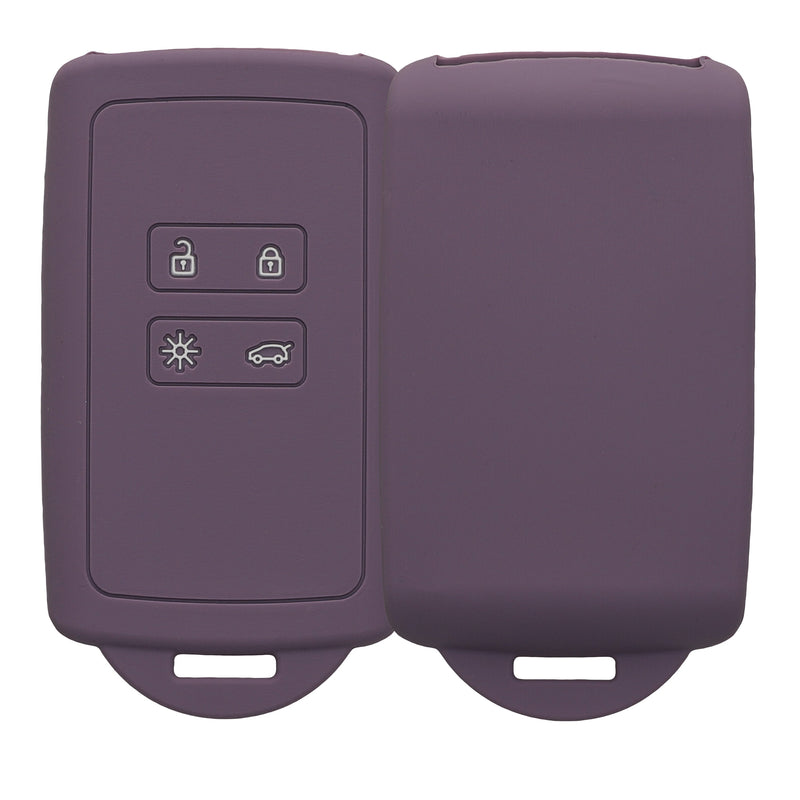kwmobile Car Key Cover Compatible with Renault 4-Button Smart Key (Keyless Go Only)