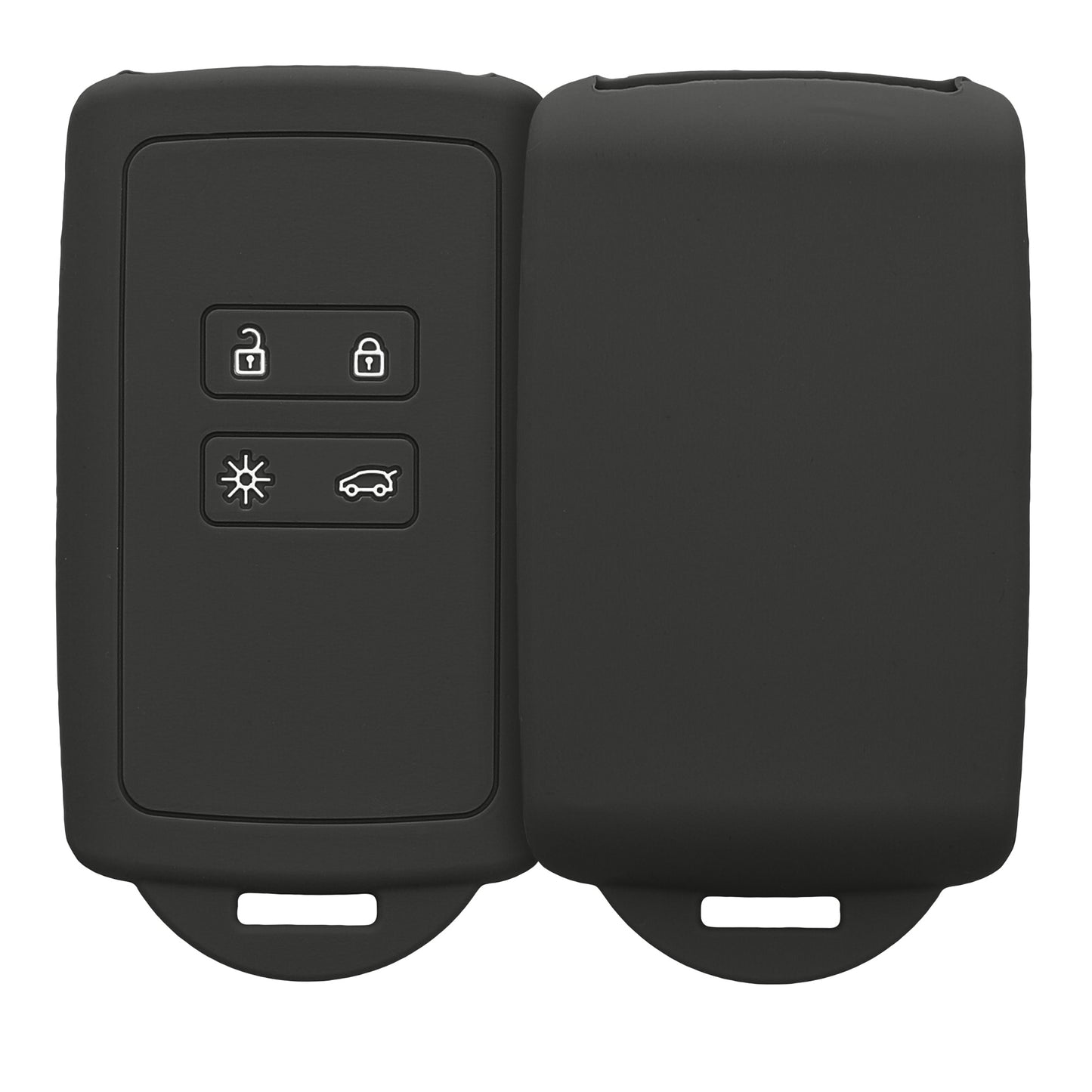kwmobile Car Key Cover Compatible with Renault 4-Button Smart Key (Keyless Go Only)