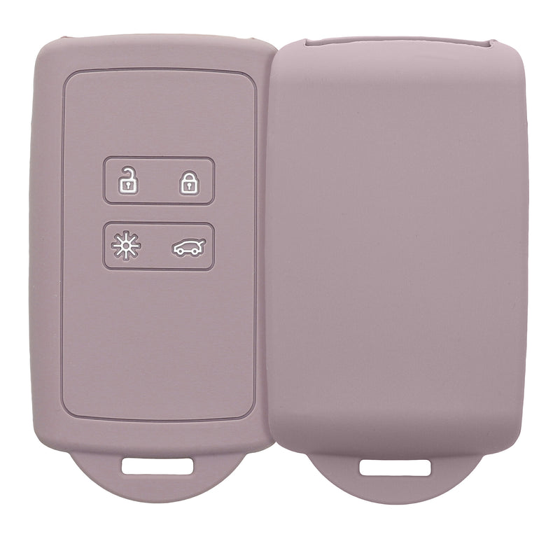 kwmobile Car Key Cover Compatible with Renault 4-Button Smart Key (Keyless Go Only)