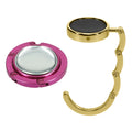 kwmobile Bag Holder for Table - 2x Handbag Holder for Table - Foldable Bag Hook - Bag Hanger - Bag Holder Hook - Table Hook Set