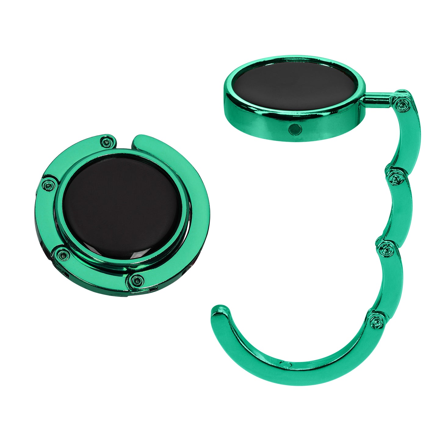 kwmobile Bag Holder for Table - 2x Handbag Holder for Table - Foldable Bag Hook - Bag Hanger - Bag Holder Hook - Table Hook Set