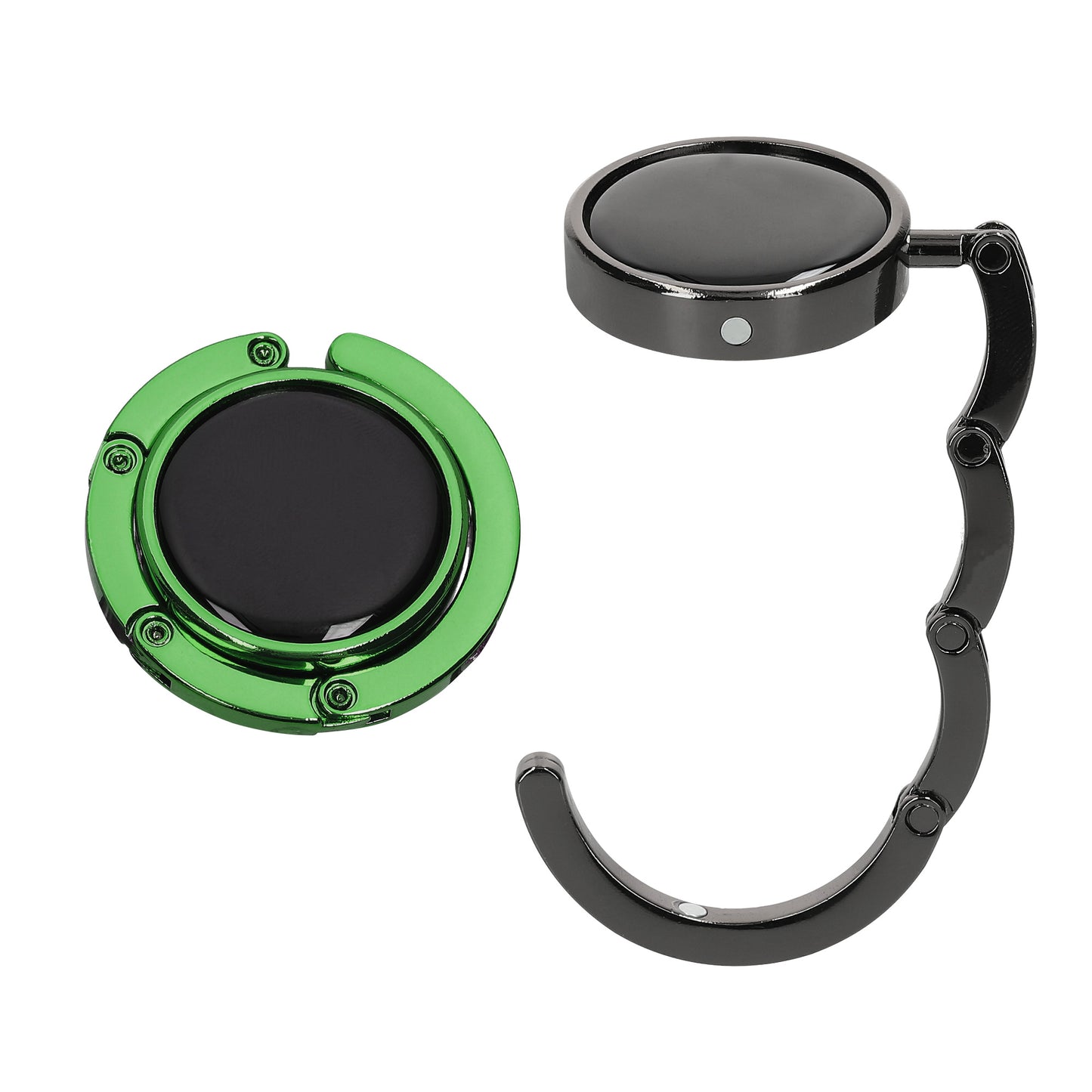 kwmobile Bag Holder for Table - 2x Handbag Holder for Table - Foldable Bag Hook - Bag Hanger - Bag Holder Hook - Table Hook Set