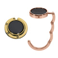 kwmobile Bag Holder for Table - 2x Handbag Holder for Table - Foldable Bag Hook - Bag Hanger - Bag Holder Hook - Table Hook Set
