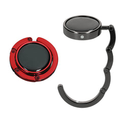 kwmobile Taschenhalter für Tisch - 2x Handtaschenhalter für Tisch - Taschenhaken faltbar - Taschen Aufhänger - Taschen