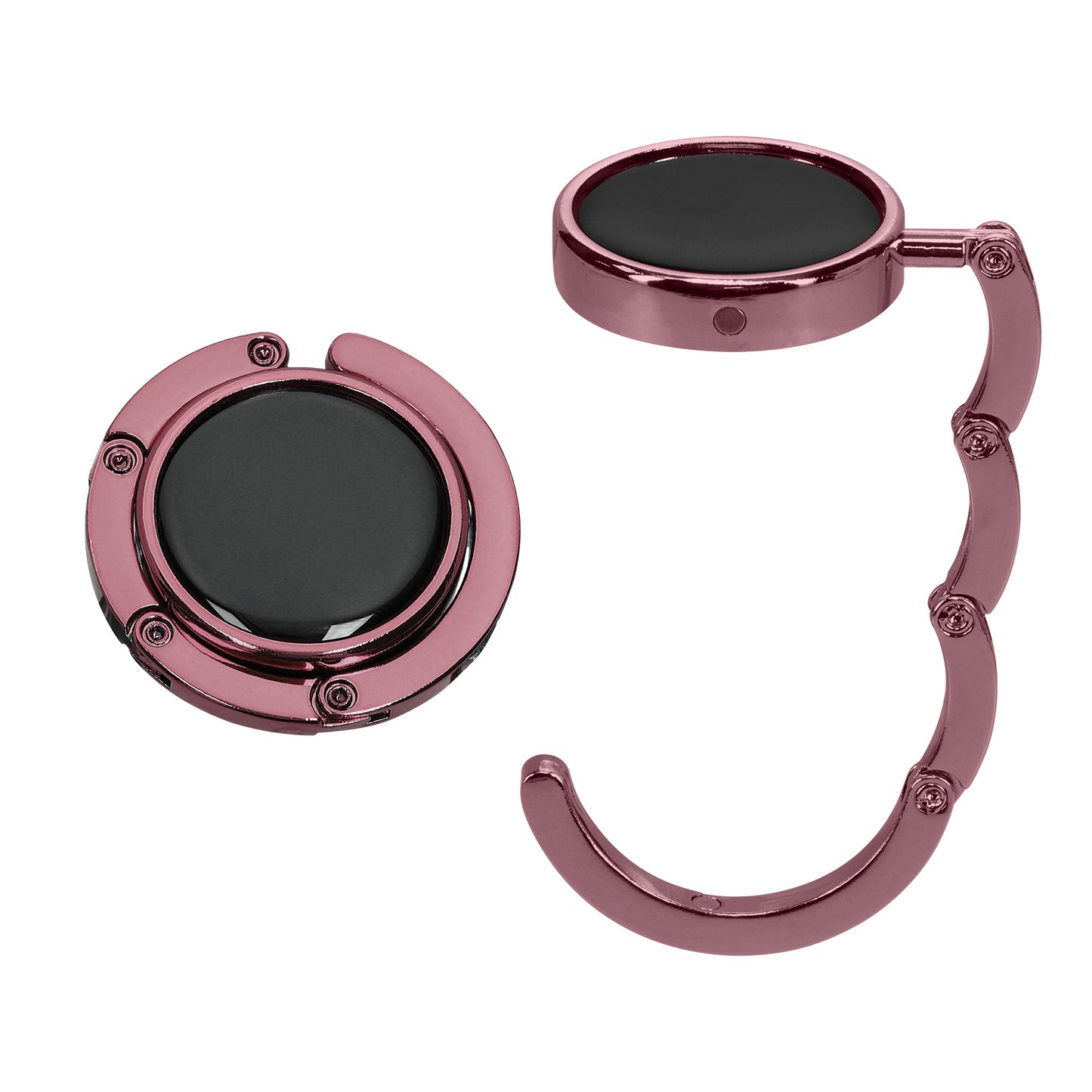 kwmobile Bag Holder for Table - 2x Handbag Holder for Table - Foldable Bag Hook - Bag Hanger - Bag Holder Hook - Table Hook Set