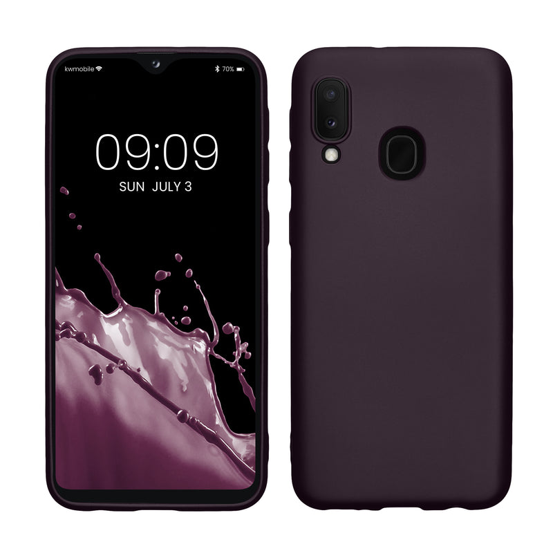 kwmobile Phone Case for Samsung Galaxy A20e Silicone Case Protective Cover