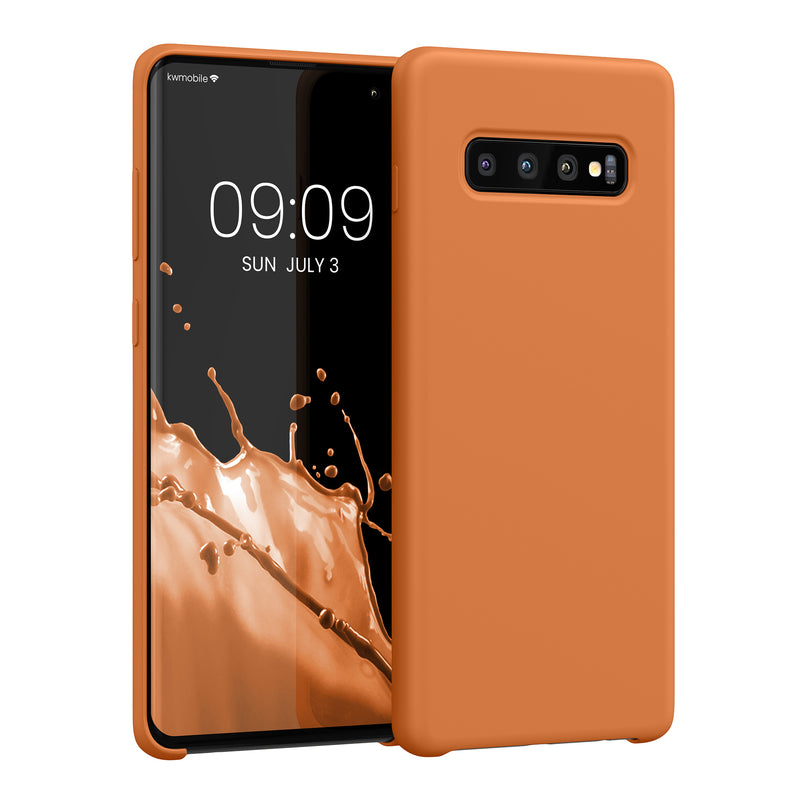 kwmobile Phone Case for Samsung Galaxy S10 Plus / S10+ - Silicone Cover - Wireless Charging - Protective Case