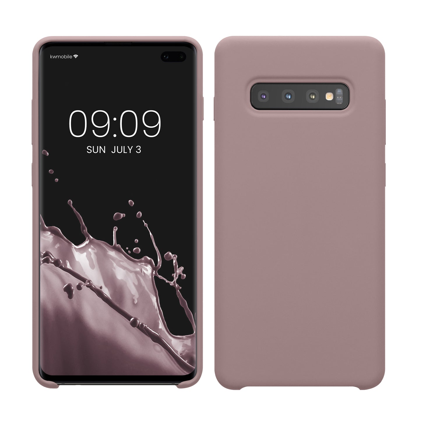 kwmobile Phone Case for Samsung Galaxy S10 Plus / S10+ - Silicone Cover - Wireless Charging - Protective Case