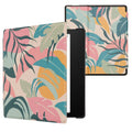 kwmobile Protective Case for Amazon Kindle Oasis 10th Generation Case - eReader Flip Case with Auto Sleep Function - Galaxy Tree Meadow