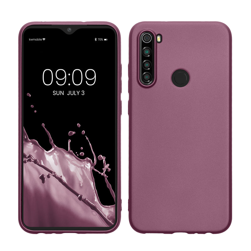 kwmobile Phone Case for Xiaomi Redmi Note 8 (2019 / 2021) Case - Silicone Case - Protective Cover