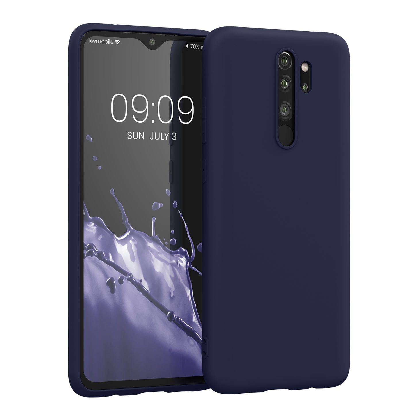 kwmobile Phone Case for Xiaomi Redmi Note 8 Pro - Wireless Charging - Protective Cover