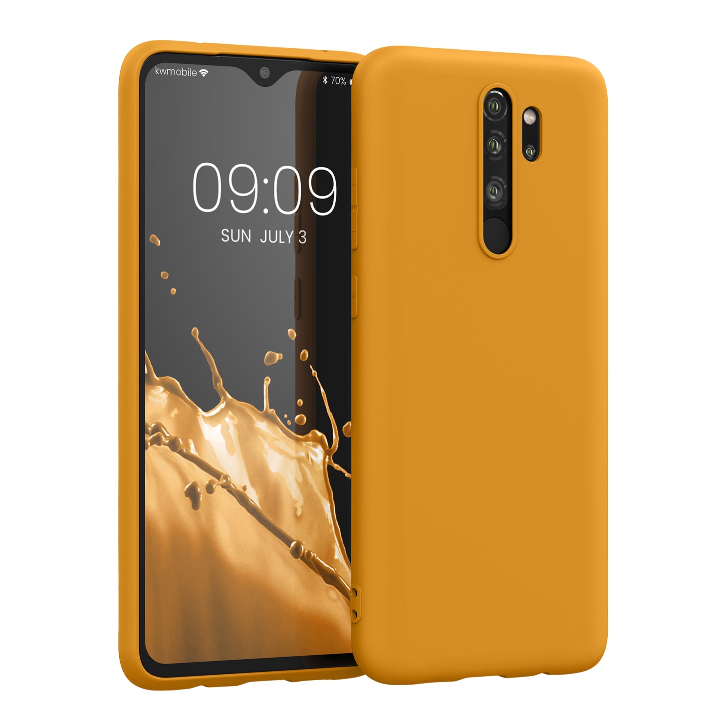 kwmobile Phone Case for Xiaomi Redmi Note 8 Pro - Wireless Charging - Protective Cover