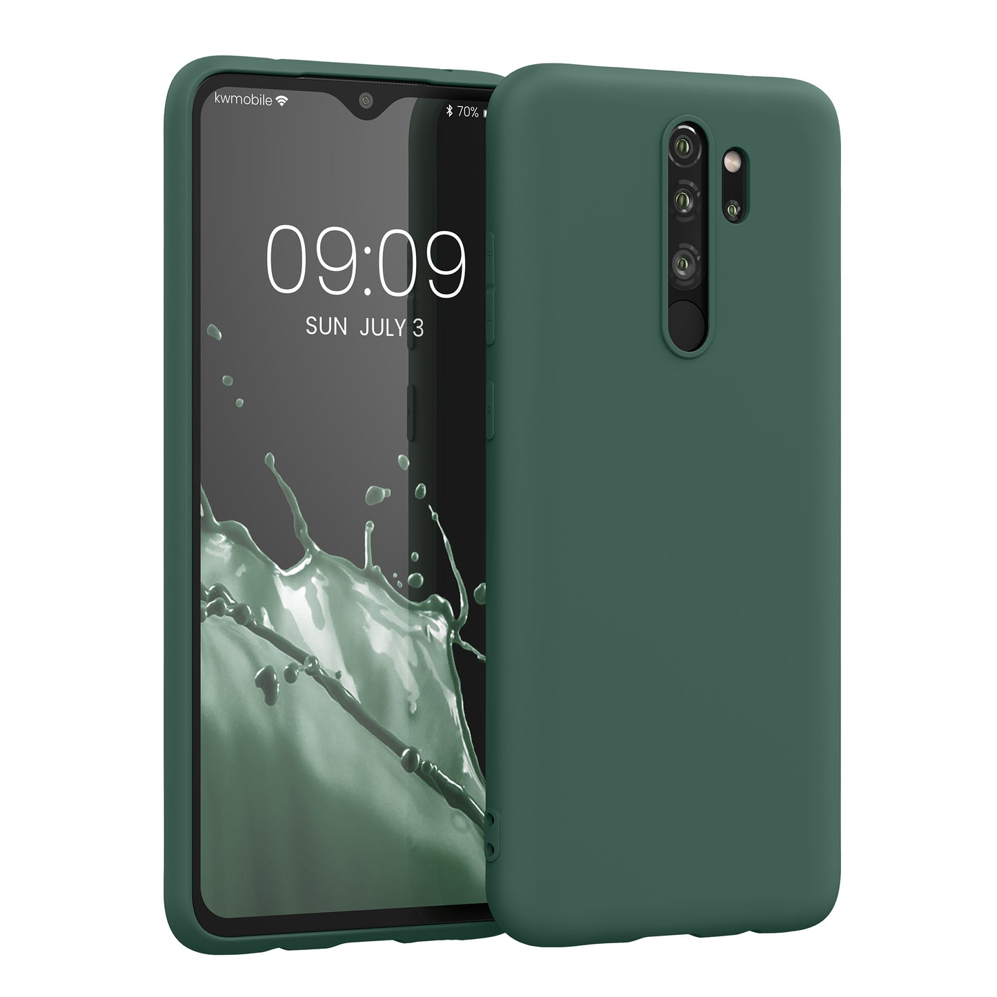kwmobile Phone Case for Xiaomi Redmi Note 8 Pro - Wireless Charging - Protective Cover