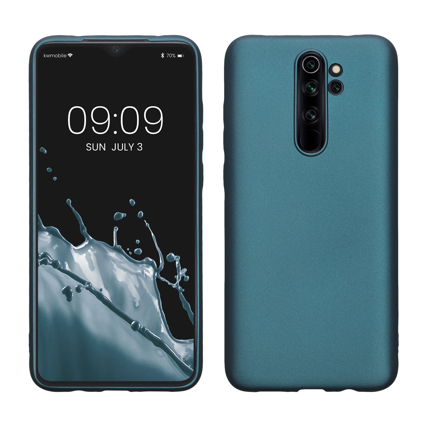 kwmobile Phone Case for Xiaomi Redmi Note 8 Pro - Silicone Case Protective Cover