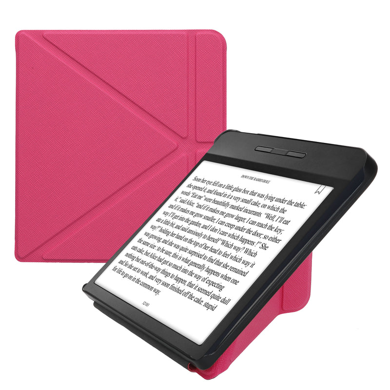 kwmobile Case for Kobo Libra H2O - eReader Flip Cover with Auto Sleep Function - Stand Case