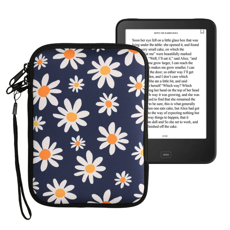kwmobile Bag for eReader Protective Case Galaxy Tree Meadow 17 x 12 x 2 cm Inner Dimensions