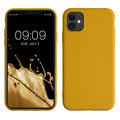 kwmobile Case Compatible with Apple iPhone 11 Case - Rubberized Silicone Phone Cover - Protective Case for Wireless Charging - Case