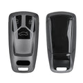 kwmobile Car Key Cover compatible with Audi 3-Button Smartkey Car Key (Keyless Go only) - Silicone Protective Cover