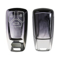 kwmobile Car Key Cover compatible with Audi 3-Button Smartkey Car Key (Keyless Go only) - Silicone Protective Cover