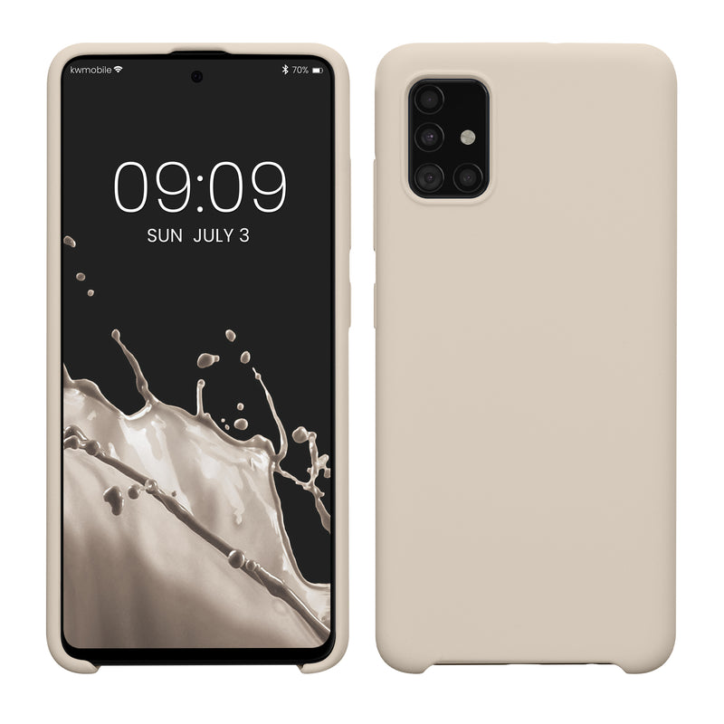 kwmobile Phone Case for Samsung Galaxy A51 - Silicone Case - Wireless Charging - Protective Cover