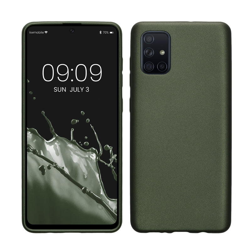 kwmobile Phone Case for Samsung Galaxy A71 - Silicone Case Protective Cover