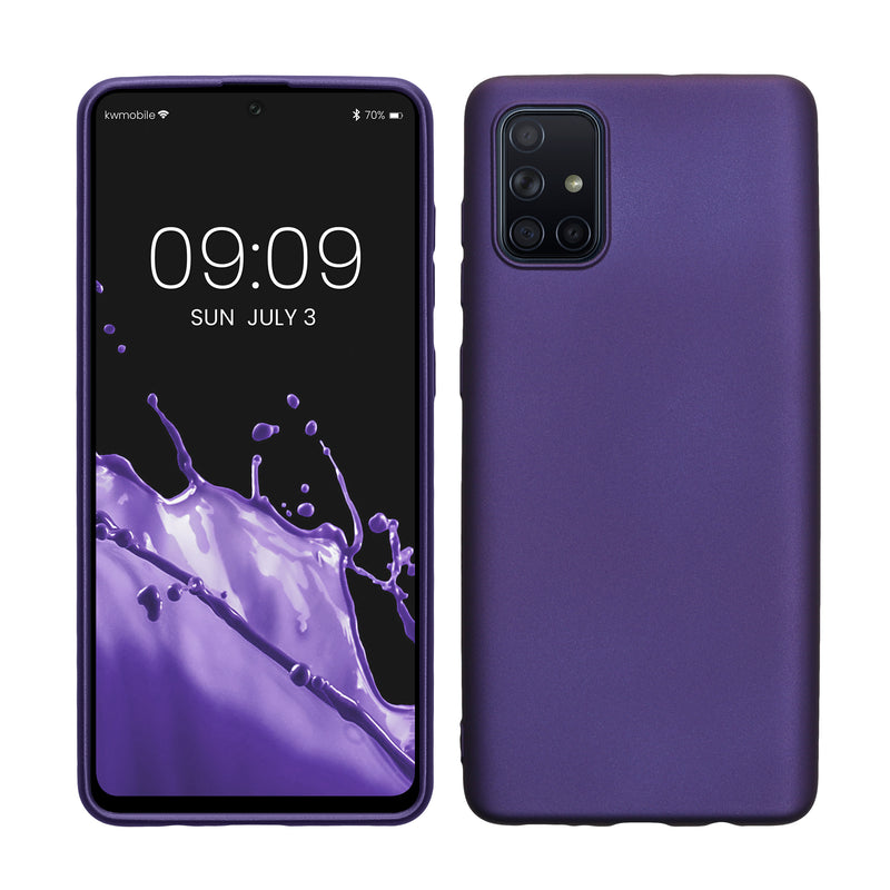 kwmobile Phone Case for Samsung Galaxy A71 - Silicone Case Protective Cover