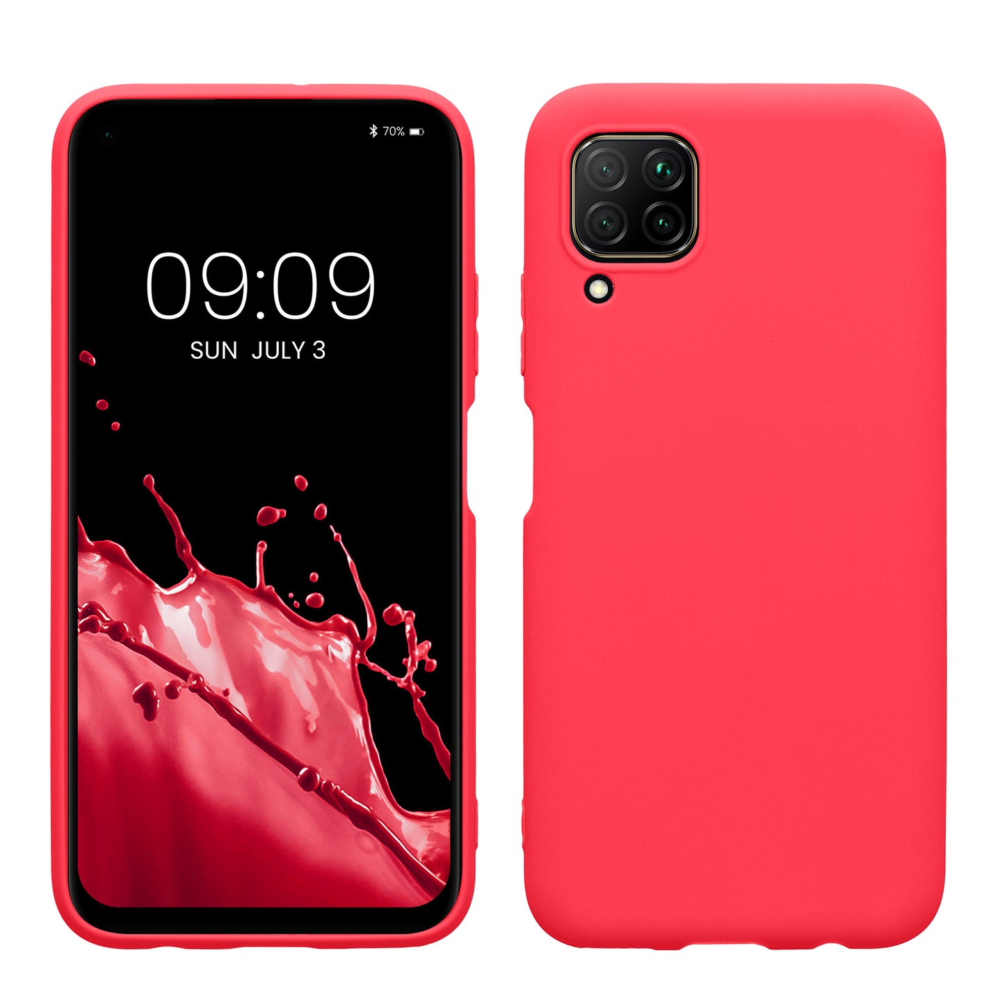 kwmobile Phone Case for Huawei P40 Lite Case - Wireless Charging - Protective Cover