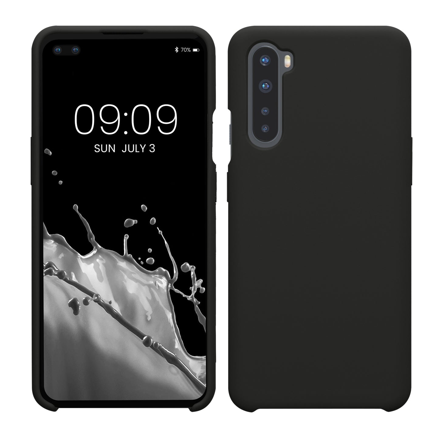 kwmobile Phone Case for OnePlus Nord Cover Case Silicone Wireless Charging Protective Cover