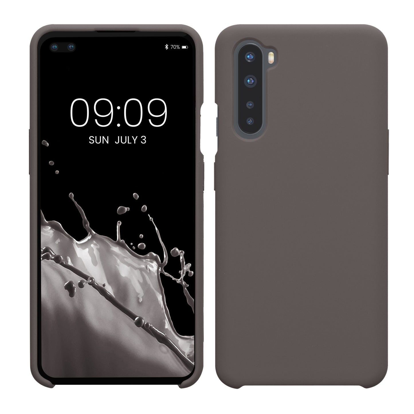 kwmobile Phone Case for OnePlus Nord Cover Case Silicone Wireless Charging Protective Cover
