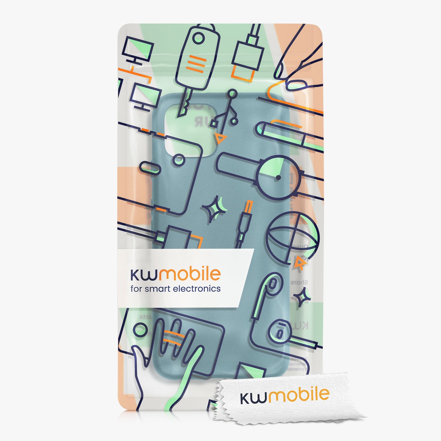 kwmobile Phone Case for Google Pixel 4 Case - Protective Cover