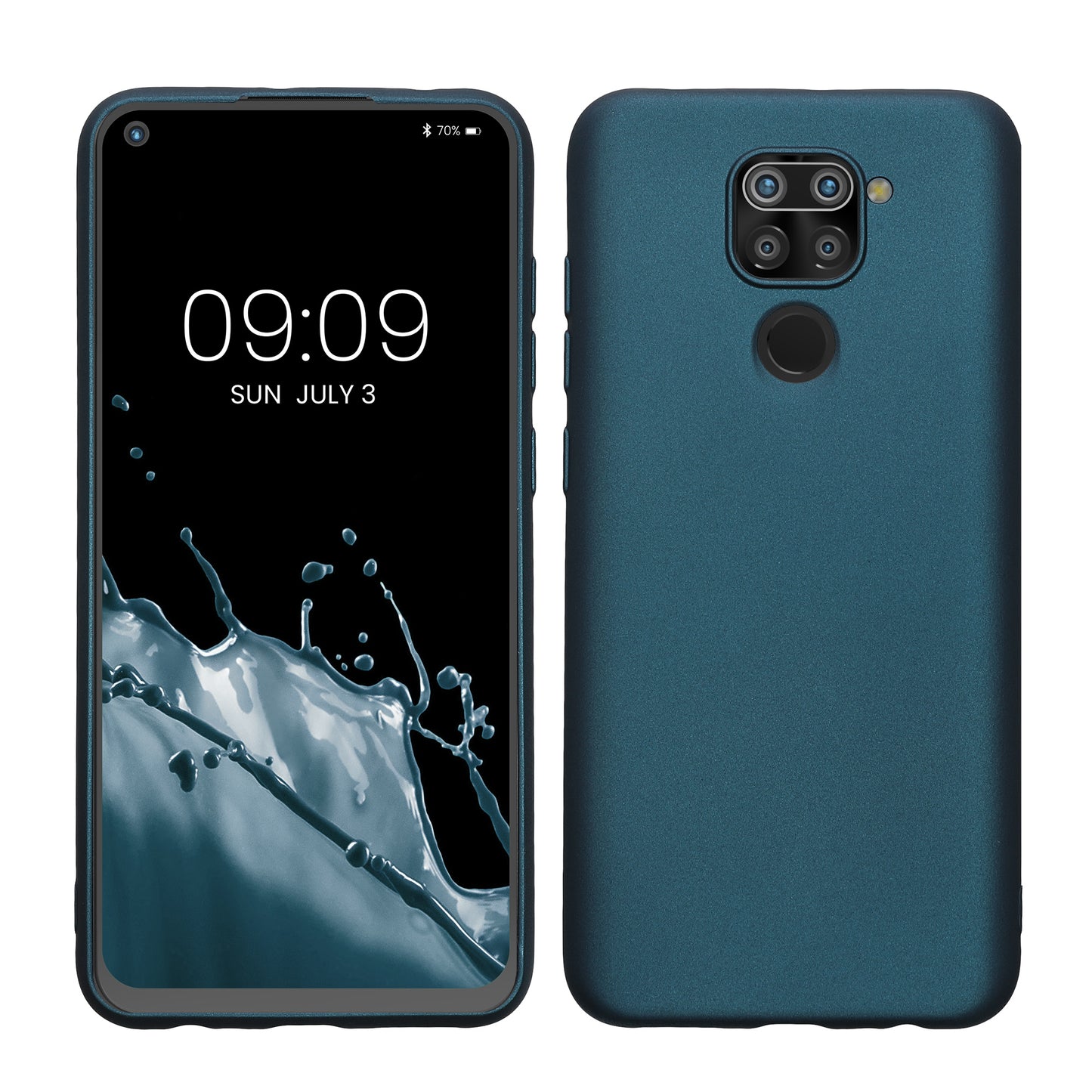 kwmobile Phone Case for Xiaomi Redmi Note 9 - Silicone Case - Protective Cover