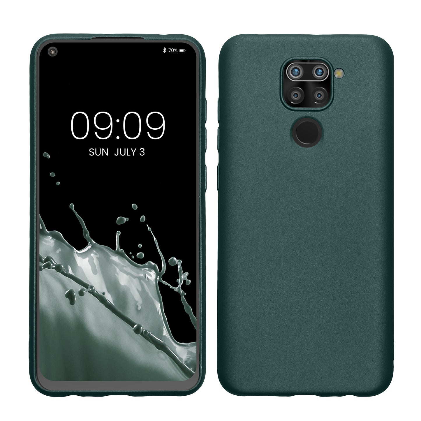 kwmobile Phone Case for Xiaomi Redmi Note 9 - Silicone Case - Protective Cover