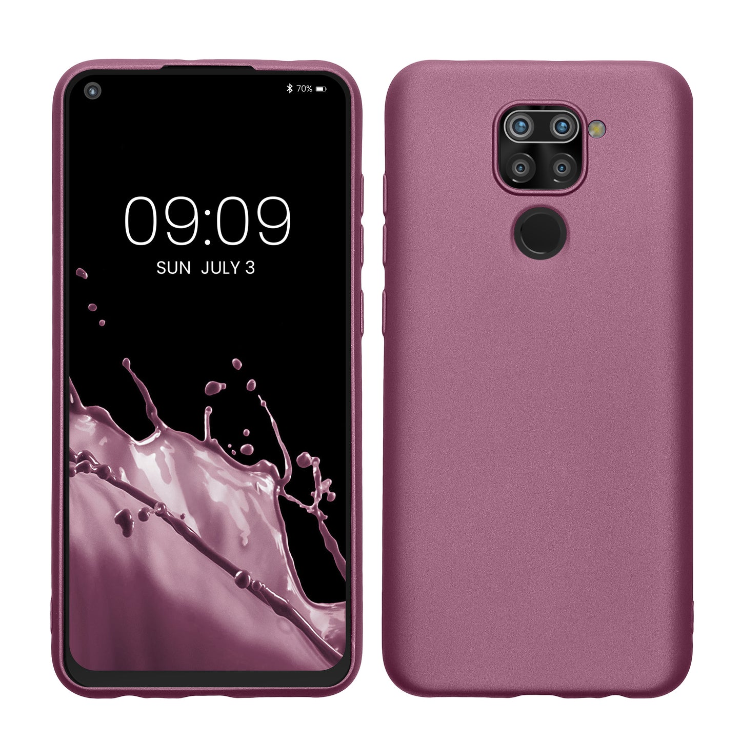 kwmobile Phone Case for Xiaomi Redmi Note 9 - Silicone Case - Protective Cover