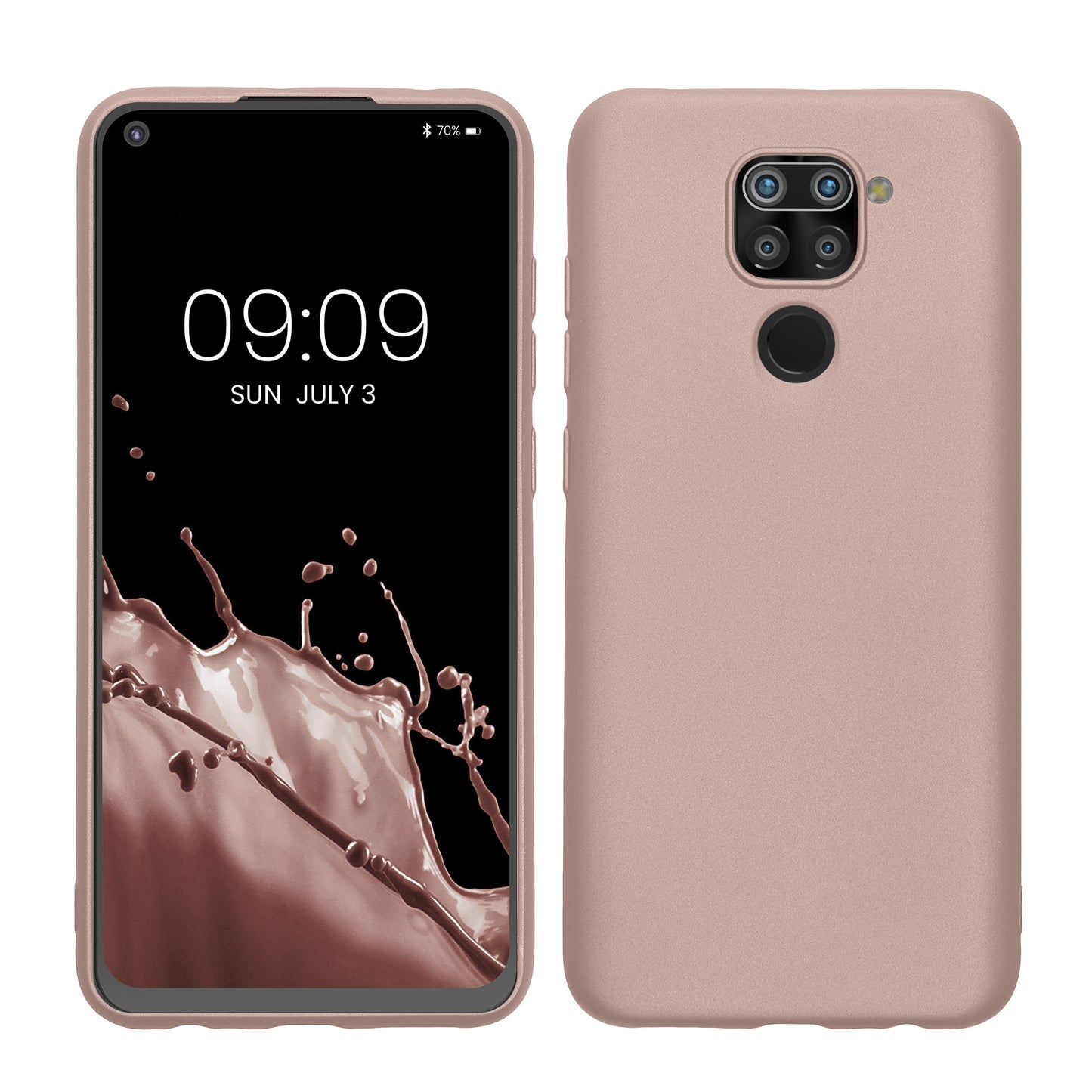 kwmobile Phone Case for Xiaomi Redmi Note 9 - Silicone Case - Protective Cover