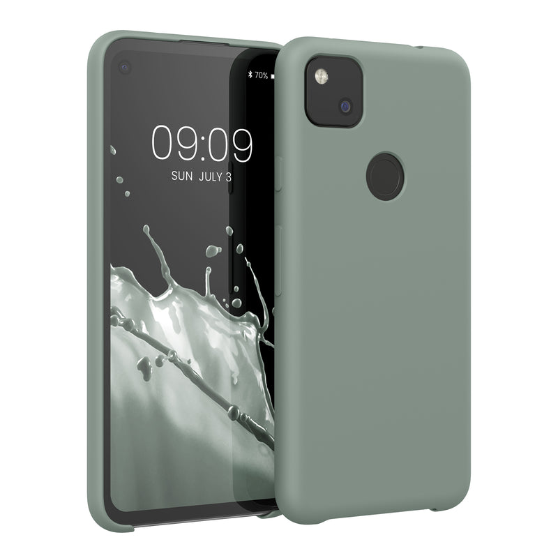 kwmobile Phone Case for Google Pixel 4a - Silicone Case - Wireless Charging - Protective Cover
