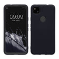 kwmobile Case Compatible with Google Pixel 4a Case Rubberized Silicone Phone Case Protective Cover for Wireless Charging Case