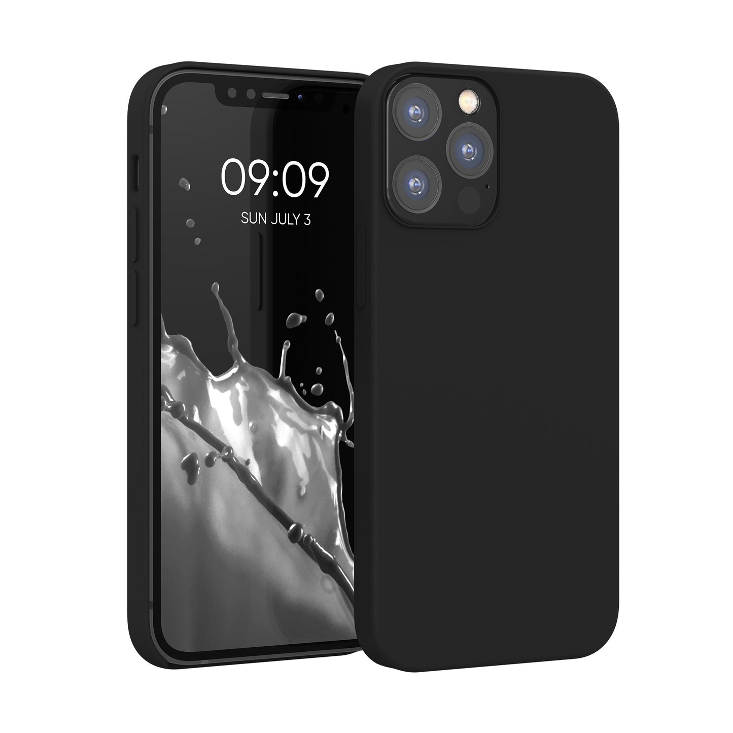 kwmobile Phone Case for iPhone 12 Case / iPhone 12 Pro Case - Silicone Phone Cover - Soft Finish - Wireless Charging