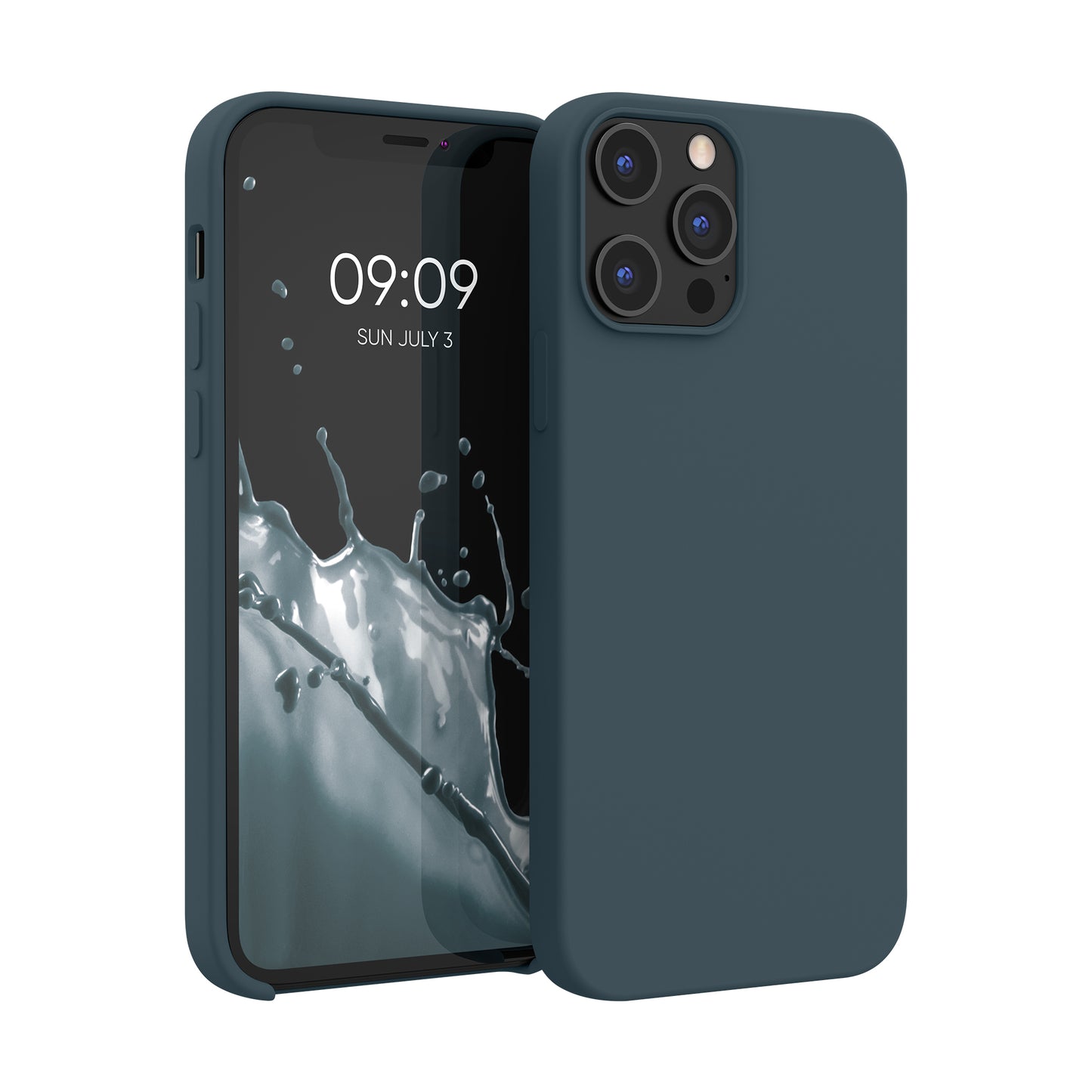 kwmobile Phone Case for iPhone 12 Pro Max - Silicone Cover - Wireless Charging