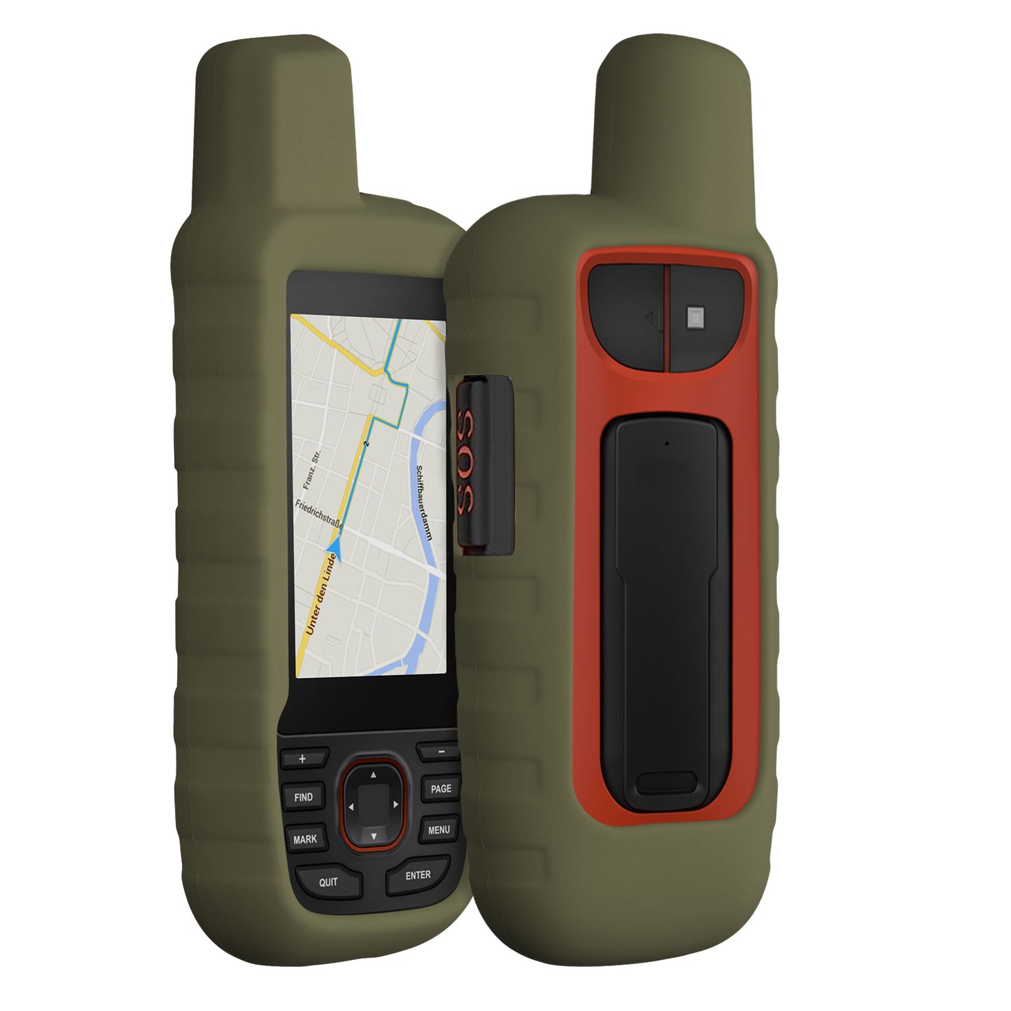 kwmobile Case compatible with Garmin GPSMAP 66i / GPSMAP 67i - Protective Cover for GPS Handheld Device