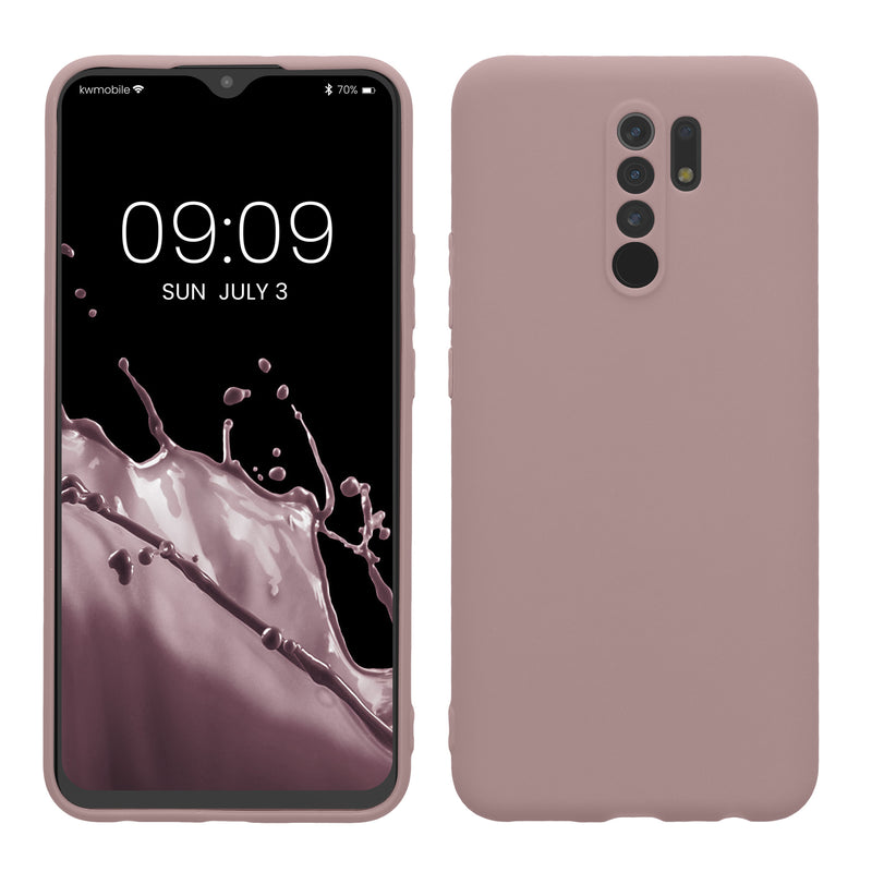 kwmobile Phone Case for Xiaomi Redmi 9 - Soft Phone Silicone Case - Protective Cover