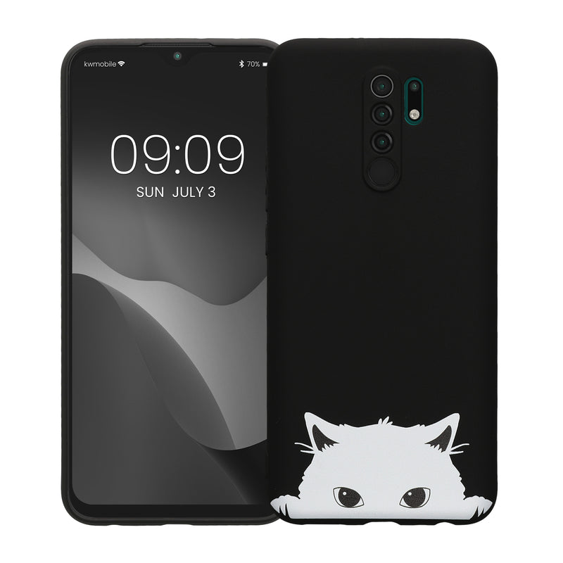 kwmobile Case Compatible with Xiaomi Redmi 9 Phone Case Silicone Cover