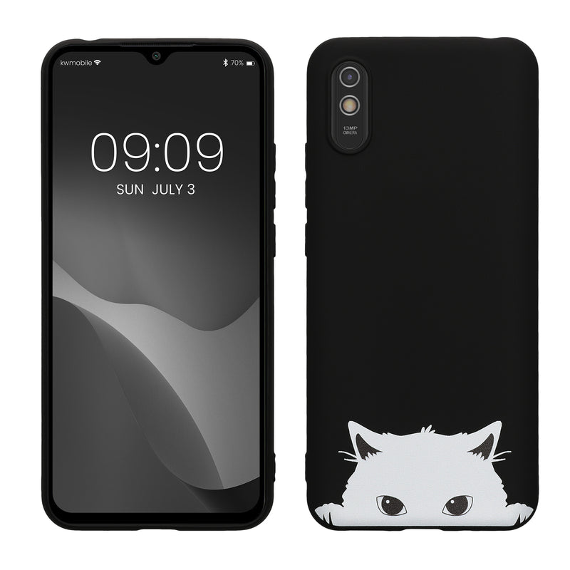 kwmobile Case Compatible with Xiaomi Redmi 9A / 9AT - Silicone Phone Cover