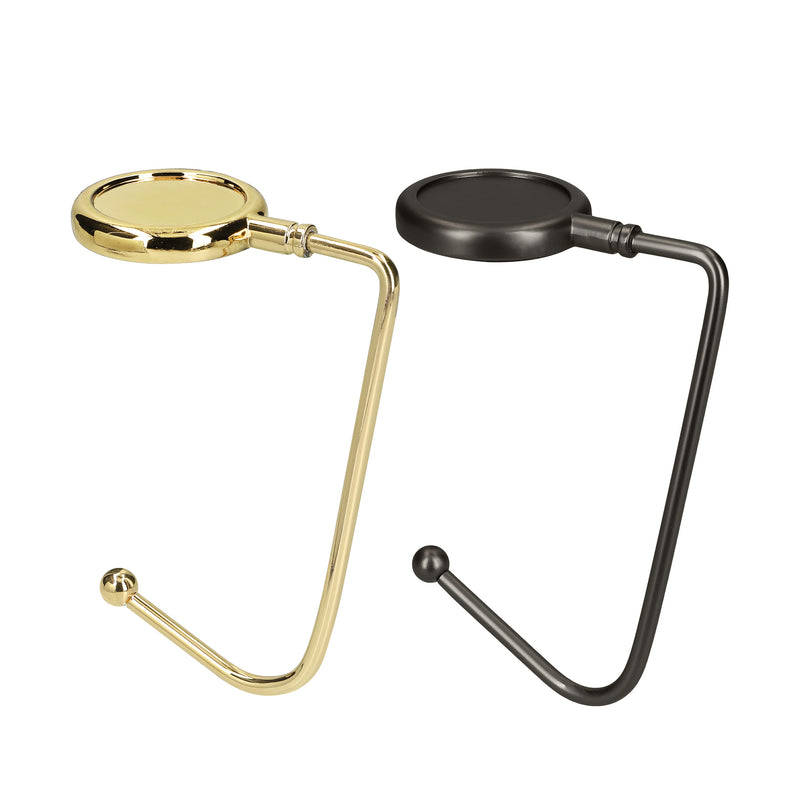 kwmobile Table Handbag Holder - Bag Hook - Bag Hanger - Bag Holder Hook - Table Hook Set
