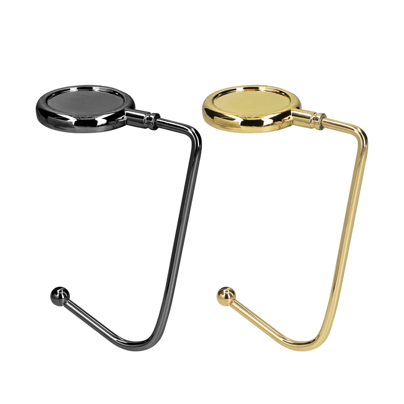 kwmobile Table Handbag Holder - Bag Hook - Bag Hanger - Bag Holder Hook - Table Hook Set