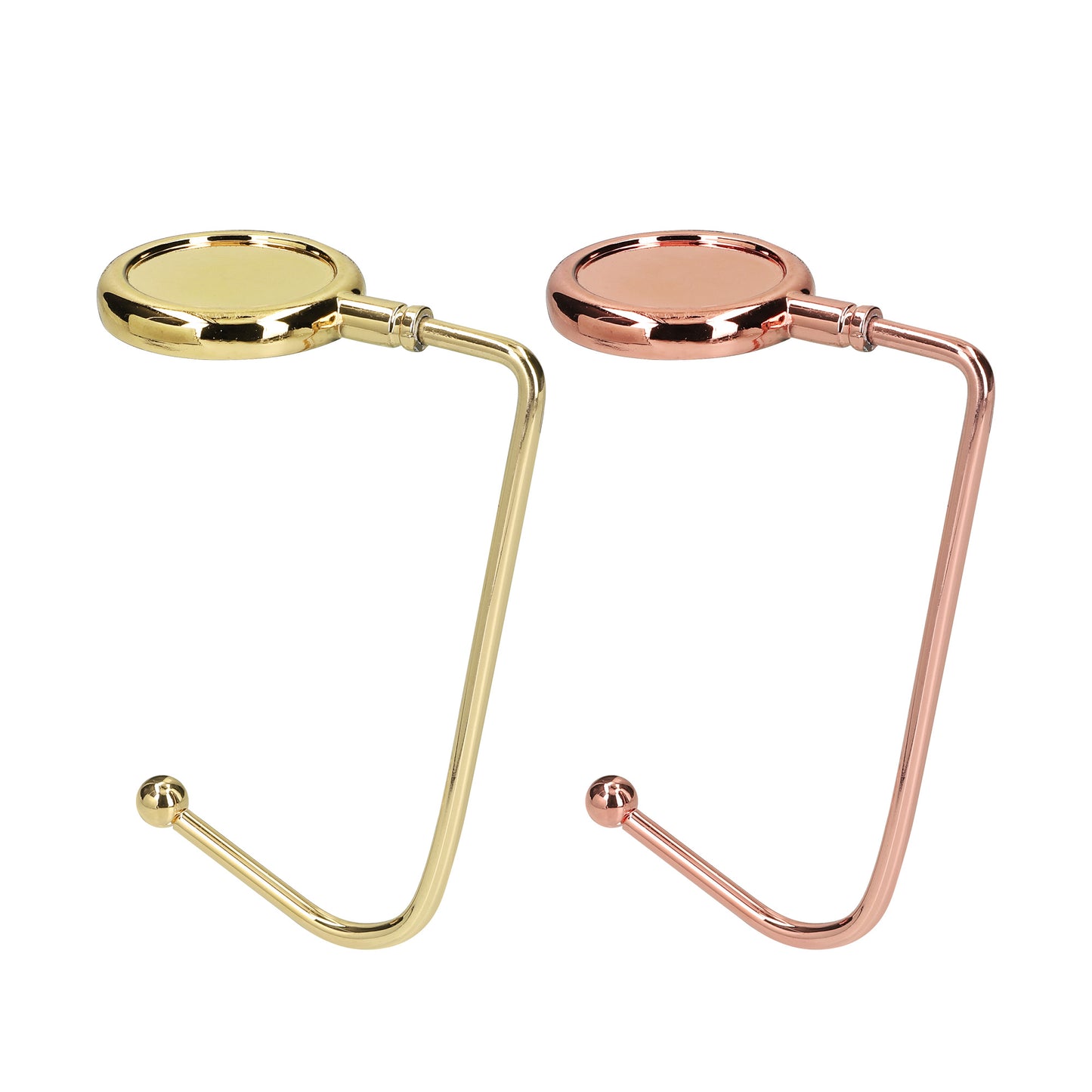 kwmobile Table Handbag Holder - Bag Hook - Bag Hanger - Bag Holder Hook - Table Hook Set